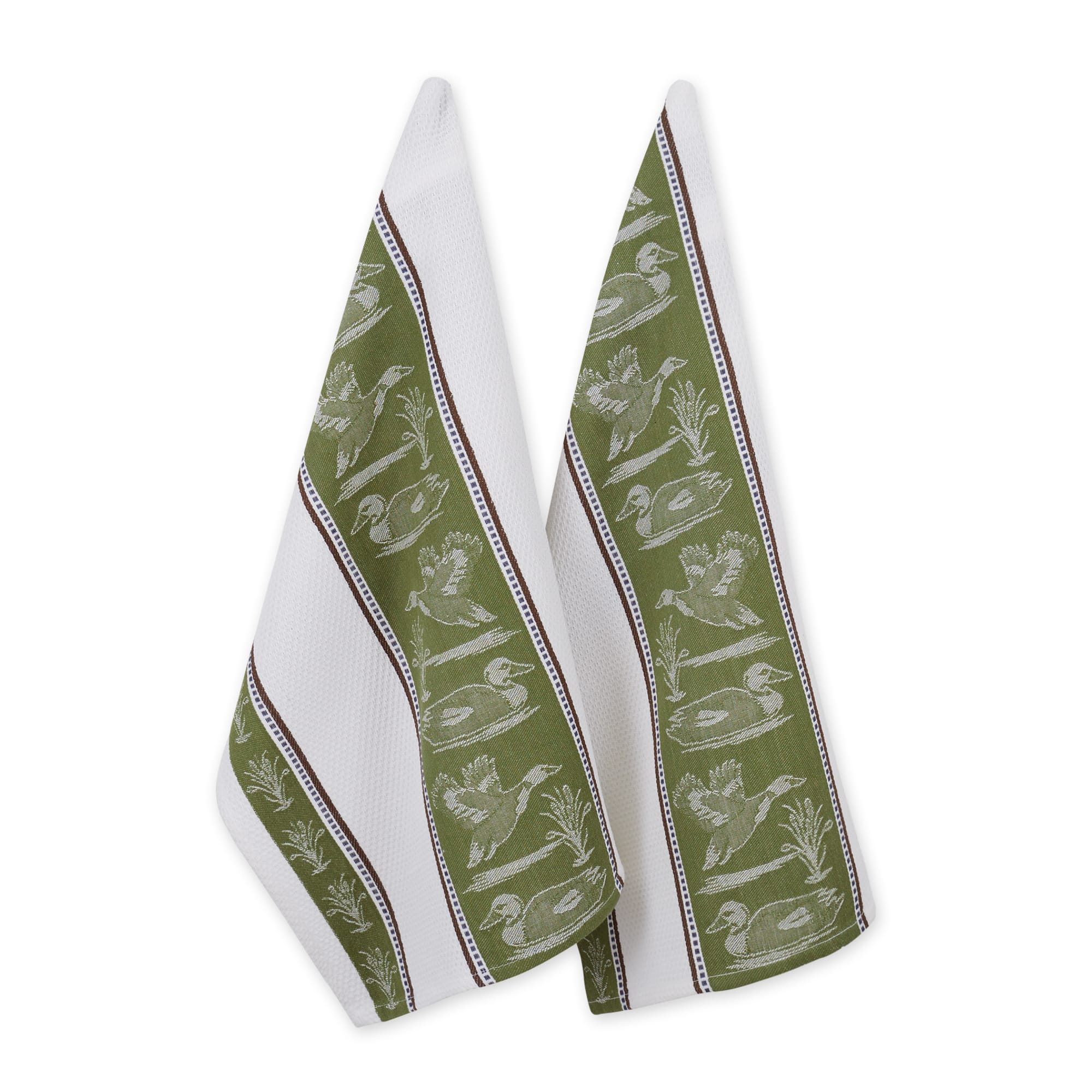 DII® Duck Jacquard Dish Towels, 2ct.